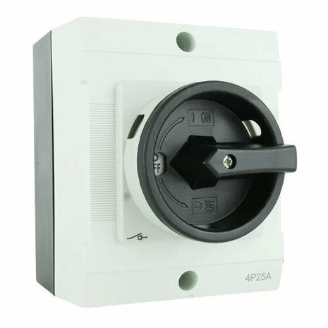 Sectionneur principal EMAT 4P 25A noir